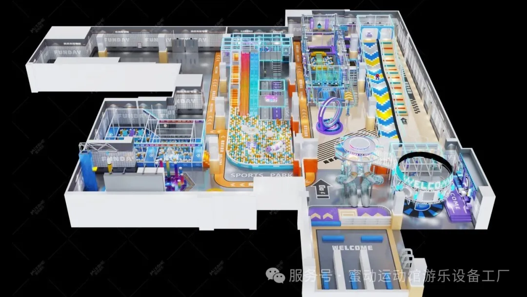 Mizone Case Study | 1,600㎡ Trendy Action & Play Venue in Hangzhou Completed – Experience Takes the Max!