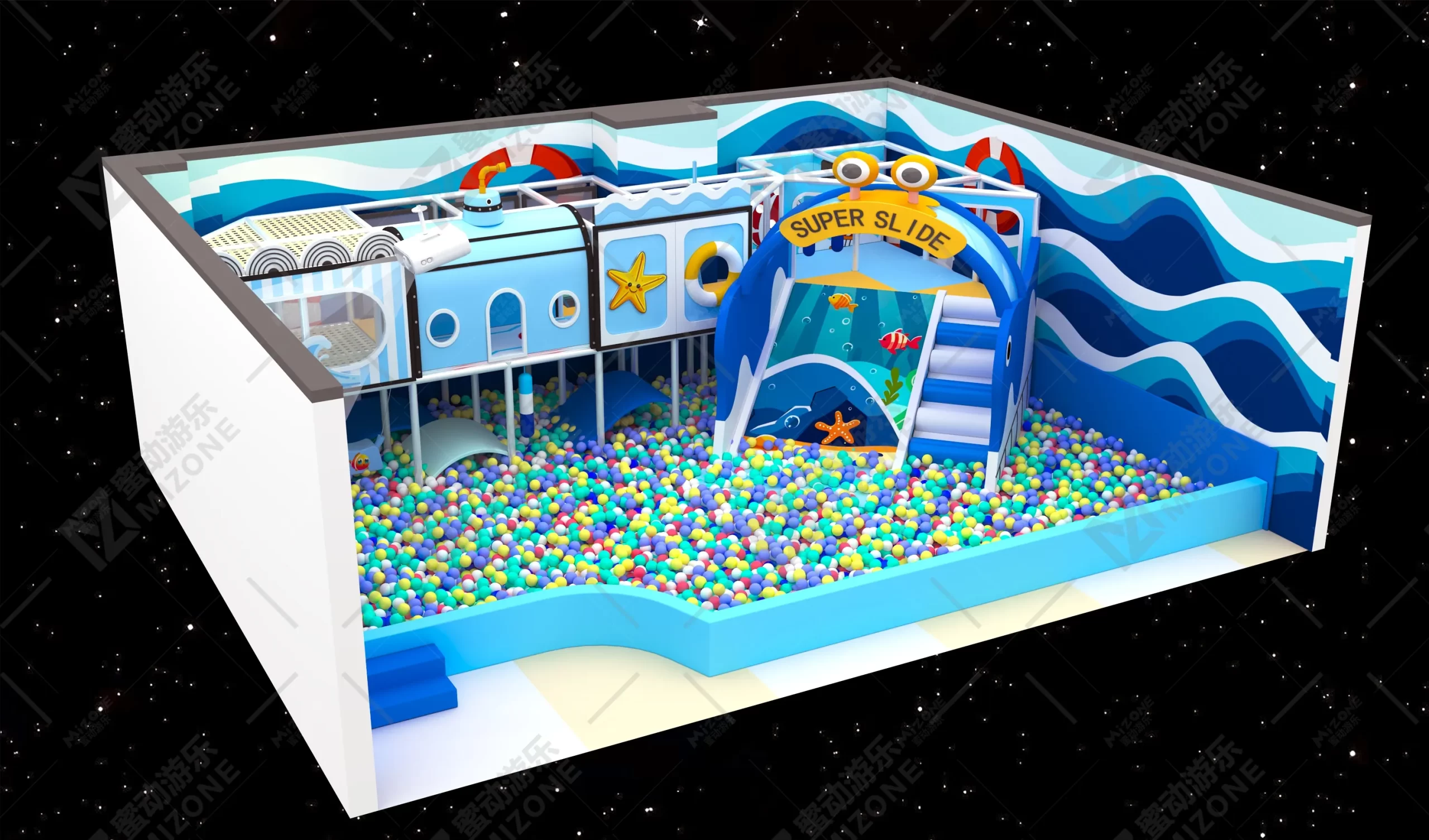Ocean Fantasy Indoor Playground (60㎡)