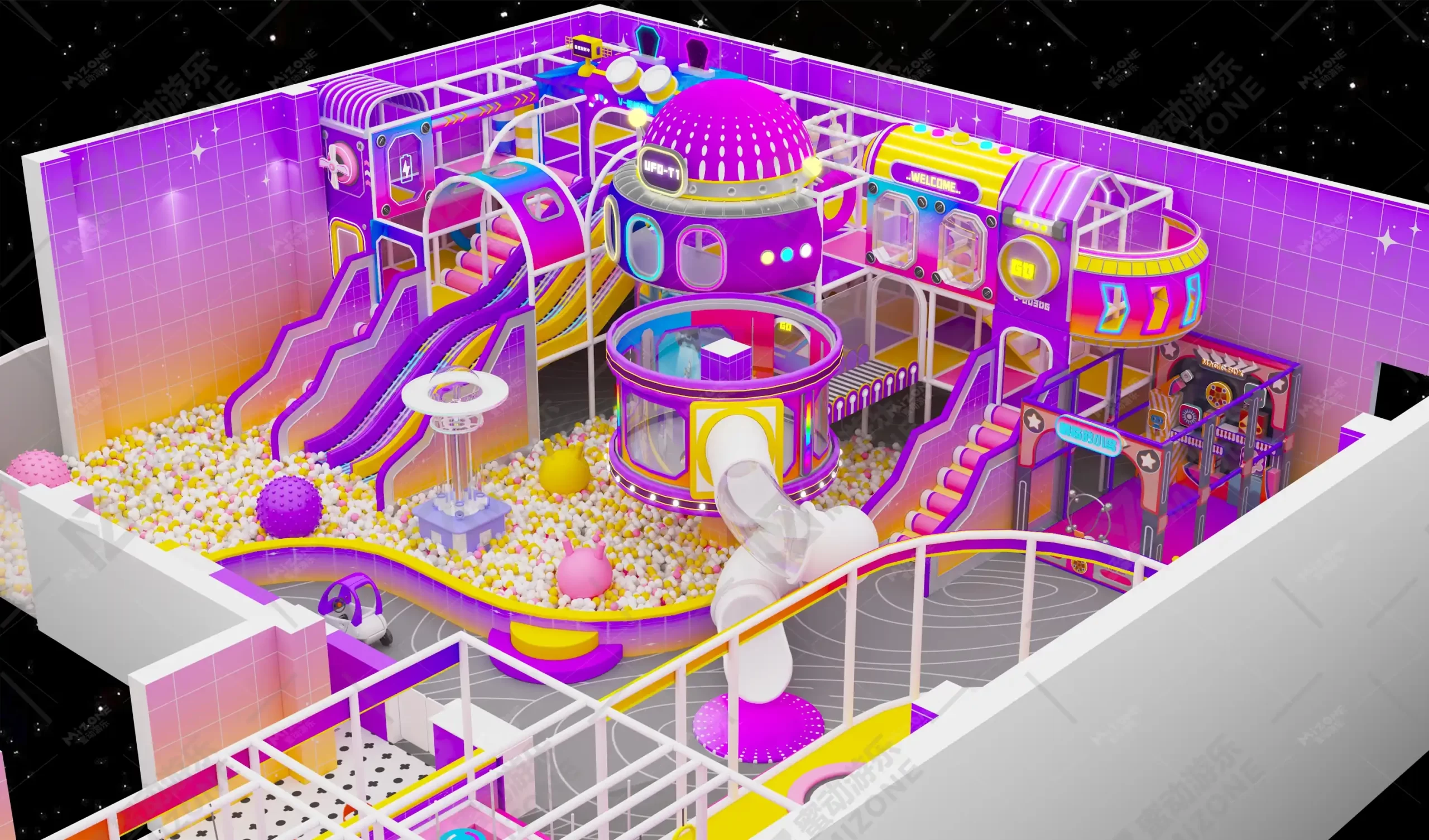 Space Odyssey Indoor Playground (350㎡)